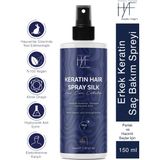Erkek Keratin Saç Bakım Spreyi Güçlü Parlak Ve Hacimli Saçlar İçin Elektriklenme Karşıtı Sprey 150ml