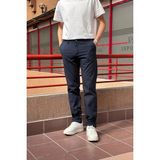 Erkek, Keten dokuma, Pamuklu kumaş, Regular fit, Mevsimlik Pantolon 294 - Lacivert - 30