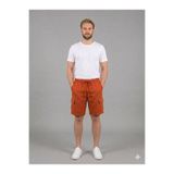ERKEK KETEN KARGO CEPLİ ŞORT Kiremit 2XL-3XL