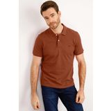 ERKEK KİREMİT MODERNFİT / DAR KALIP POLO YAKA TİŞÖRT