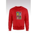 Erkek Kırmızı Sweatshirt