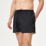 Erkek Kısa 16" Boardshort/Deniz Şortu - Siyah - Hendaia 100 Decathlon