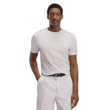 Erkek Kısa Kol Bisiklet Yaka Pamuklu Düz Beyaz T-Shirt 50543884-100