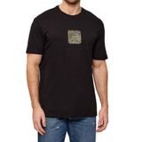 Erkek Kısa Kol Bisiklet Yaka Pamuklu Düz Siyah T-Shirt XM002230 AF12308-UC001