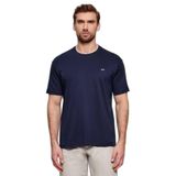 Erkek Kısa Kol Bisiklet Yaka Rahat Kesim Lacivert T-Shirt 26411036-013