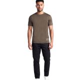 Erkek Kısa Kol Bisiklet Yaka Regular Fit Kahverengi T-Shirt EM005281 AF13747-M6397