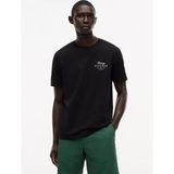 Erkek Kısa Kol Bisiklet Yaka Tommy Hilfiger Yazı Desen Slim Fit Siyah T-Shirt MW0MW43224-BDS - XS