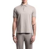Erkek Kısa Kol Pamuklu Regular Fit Gri Polo Yaka T-Shirt EM004912 AF10762-F6219