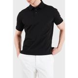 Erkek Kısa Kol Pamuklu Regular Fit Siyah Polo Yaka T-Shirt EM004912 AF10762-FC346