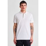 Erkek Kısa Kol Polo Yaka T-Shirt 25Y-1134 - Beyaz - XL