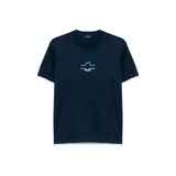 Erkek Kısa Kol Regular Fit Bisiklet Yaka Pamuklu Kumaş Lacivert T-Shirt 25411084A-013