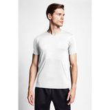 Erkek Kısa Kol T-Shirt 25S-1221-25B - Beyaz - M