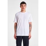 Erkek Kısa Kollu T-Shirt 25S-1202-25Y - M - Beyaz