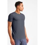 Erkek Kısa Kollu T-Shirt 25S-1220-25N - Gri - M