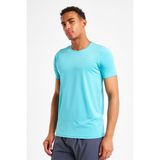 Erkek Kısa Kollu T-Shirt 25S-1220-25N - Mavi