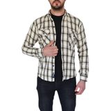 Erkek Kışlık Oduncu Silim Fit Çift Cepli Kapaklı Gömlek BGL-ST02262 KREM S