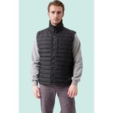 Erkek Kışlık Şişme Yelek Hafif ve Sıcak Nepeta Bomber Suya - Siyah - 2XL