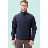Erkek Kışlık Su Geçirmez Softshell Mont Salina Itici Rüzgar Outdoor - Lacivert