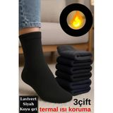 Erkek Kışlık Termal Çorap 3 Çift