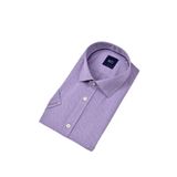 Erkek Klasik Armürlü Kısa Kol Gömlek 9398 BGL-ST04572 LİLA S