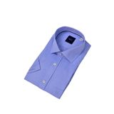 Erkek Klasik Armürlü Kısa Kol Gömlek 9406 BGL-ST04574 BUZ.MAVİ XL