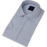 Erkek Klasik Kısa Kol Gömlek 9526 BGL-ST04748 - XL - Mavi