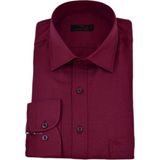 Erkek Klasik Tek Cepli Uzun Kol Gömlek BGL-ST04335 - Bordo