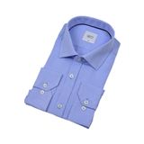 Erkek Klasik Uzun Kol Armürlü Gömlek 3745 BGL-ST04390 MAVİ L