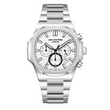 Erkek Kol Saati, Multifonksiyon, Quartz, Gümüş Kadran, Gümüş Kasa, Gümüş Kayış, 41mm, 5ATM, LC08272.330