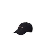Erkek Kontrast Logo Nakışlı Ayalarlanabilir Siyah Şapka LV04D5123G-UB1
