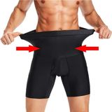 Erkek Korse Göbek Bel Şekillendirici Inceltici Sıkilaştırıcı Düzleştirici Korseli Külot Boxer Korse - XL - Siyah