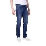 Erkek Kot Pantolon Slim Fit Mavi Düz Paça 5 Cepli Jean NCS JEANS 2217 6118 MAVİ 33