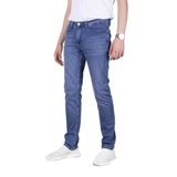 Erkek Kot Pantolon Slim Fit Mavi Düz Paça 5 Cepli Jean NCS JEANS 2248 6096 MAVİ 33