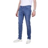 Erkek Kot Pantolon Slim Fit Mavi Düz Paça 5 Cepli Jean NCS JEANS 2249 6142 MAVİ 33