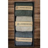 Erkek Koyun Yünü Lambswool Kışlık 3'lü Set Çorap