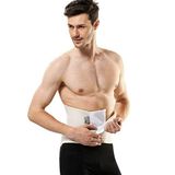 Erkek Krem Rengi Ekstra Sihhi Ortopedik Cırtlı Yün Bel Korsesi (Krem/XL)