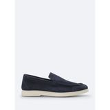 Erkek Lacivert %100 Süet Hafif Loafer Ayakkabı A61Y8010