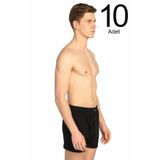 Erkek Lacivert 10'lu Paket Penye Düğmeli Boxer ELF568T0117CCM10