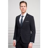 Erkek Lacivert Basic Slim Fit Sivri Yaka Takım Elbise
