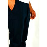 Erkek Lacivert Bel İpli Slim Fit Yan Cepli Armürlü Jogger Pantolon NCS JEANS 1642 LACİVERT M