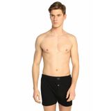 Erkek Lacivert Erkek Penye Düğmeli Boxer Elf568t0117ccm