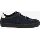 Erkek Lacivert Hakiki Deri Sneaker Ayakkabı 5K1SA18485