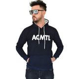Erkek Lacivert Kapüşonlu Sweatshirt ACMTL BGL-ST02360 LACİVERT S