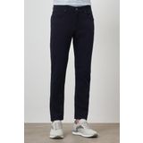 Erkek Lacivert Pamuk 5 Cep Slim Fit Jean Kot Pantolon
