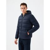 Erkek Lacivert Regular Fit Mont
