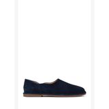 Erkek Lacivert Süet Deri Loafer 26SFD698010