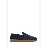 Erkek Lacivert Süet Deri Loafer 26SFD766710
