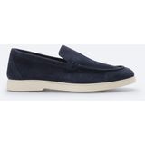 Erkek Lacivert Süet Loafer Ayakkabı A51Y8003