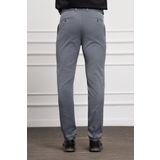Erkek Lacivert Trend Slim Fit Dar Kesim Pileli Pantolon
