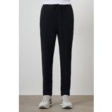 Erkek Lacivert Trend Slim Fit İpli Jogger Pantolon